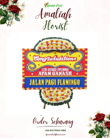 Sewa Papan Bunga Tanggel